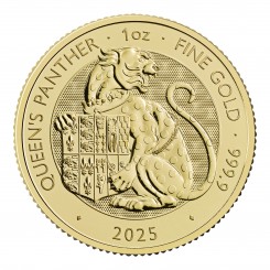 Great Britain 2025-Tudor Beasts- The Queen’s Panther Au999.9 1oz