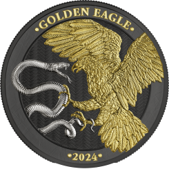 Prime Bullion - 2024 Malta Golden Eagle 5 Euro 1 oz Silver BU Limited Edition