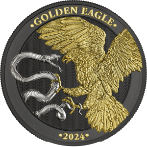 2024 Malta Golden Eagle 5 Euro 1 oz Silver BU Limited Edition