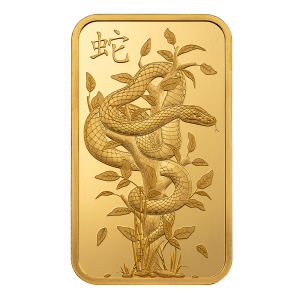 Gold bar-PAMP Lunar Snake Bar Au999.9 1 oz