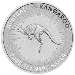 Australia 2025 - Kangaroo Ag999.9 1 oz BU VM