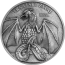 2024 Trsat Dragon 6 Euro 2 oz Silver BU