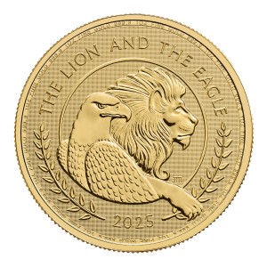 Great Britain 2025-Lion and  Eagle Au999.9 1oz BU