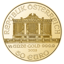 Austria 2025 - Wiener Philharmoniker Au999.9 1/2oz BU