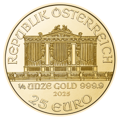 Austria 2025 - Wiener Philharmoniker Au999.9 1/4oz BU