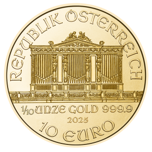 Austria 2025 - Wiener Philharmoniker Au999.9 1/10oz BU