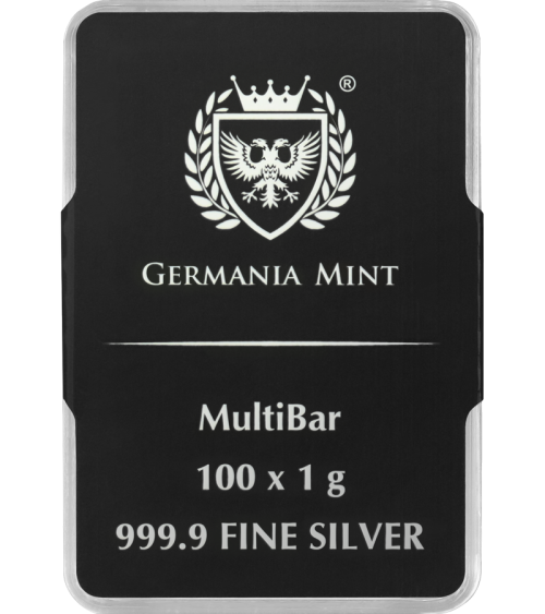 Germania Mint Silver MultiBar 100 x 1 g