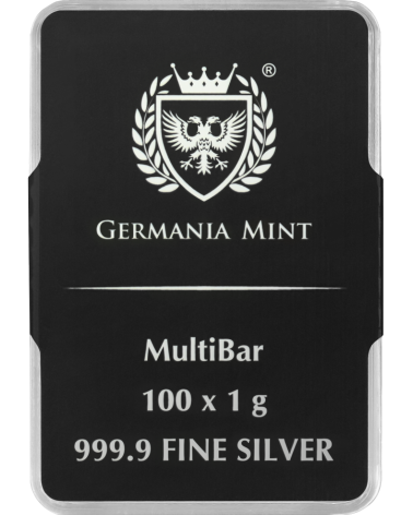 Germania Mint Silver MultiBar 100 x 1 g