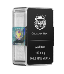 Germania Mint Silver MultiBar 100 x 1 g