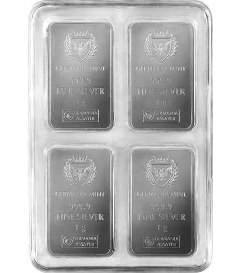 Germania Mint Silver MultiBar 100 x 1 g