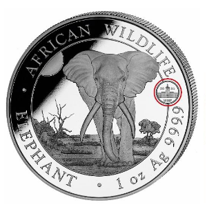 Somalia 2025 - Elefant Privy Mark World Money Fair Ag999.9 1 oz BU