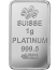 Platinum bar Pt999.5 PAMP - Mutligram 25 x 1g