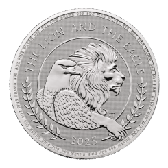 Great Britain 2025 - Lion and Eagle Ag999 5 oz BU