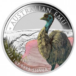 Australian 2025 - Emu Ag999.9 1oz Color