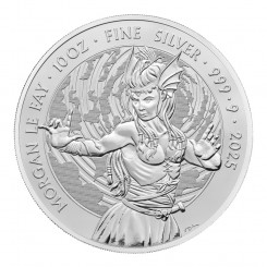 Great Britain 2025 - Myths & Legends- Morgan Le Fay Ag9999 10 oz BU