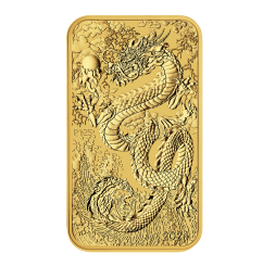 Australia 2024 Rectangular Dragon Au999.9 1oz BU