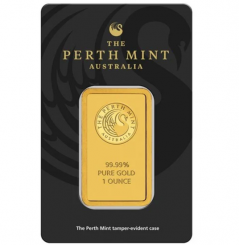 Złota sztabka Au999.9 The Perth Mint - Kangaroo 31,1 g