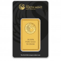 Złota sztabka Au999.9 The Perth Mint - Kangaroo 50g