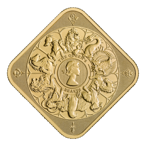 Gold bar Au999.9 - The Queen's Beast 1 oz