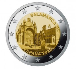 Spain 2 euro 2025 - Old Town of Salamanca