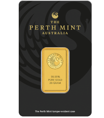 Gold bar Au999.9 The Perth Mint - Kangaroo 20g