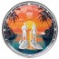EC 2024 - EC8 St. Vincent & the Grenadines Paddleboard Couple Ag999 1oz Color