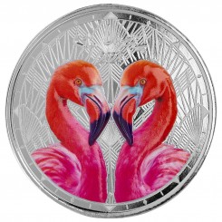 EC 2024 - EC8 St. Lucia- Flamingos Ag999 1oz Color