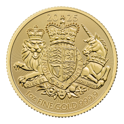 Great Britain 2025-The Royal Arms Au999.9 1 oz BU