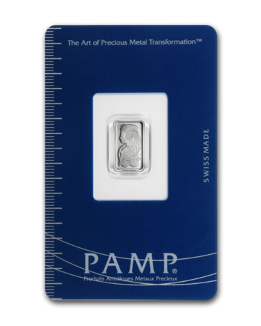 Platinum bar Pt999.5 PAMP - 1 g