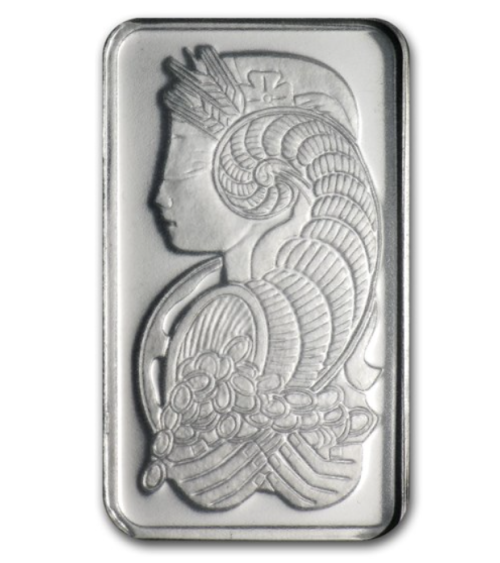 Platinum bar Pt999.5 PAMP - 1 g