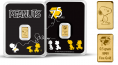 Gold bar Au999.9- Peanuts 75th anniv. 0,5 g
