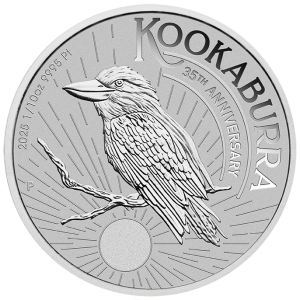Australia 2025 - Kookaburra Pt999.5 1/10oz BU