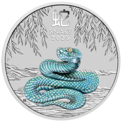 Australia 2025 - Year of the Snake Ag999.9 1kg BU coloured
