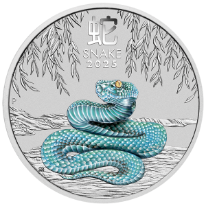 Australia 2025 - Year of the Snake Ag999.9 1kg BU coloured