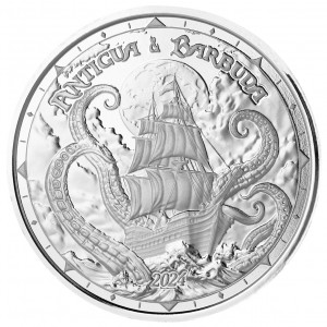 EC 2024 - EC8 Antigua & Barbuda Ag999 1oz BU
