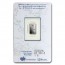 Palladium bar Pd999.5 PAMP - 1 g