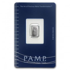 Palladium bar Pd999.5 PAMP - 1 g
