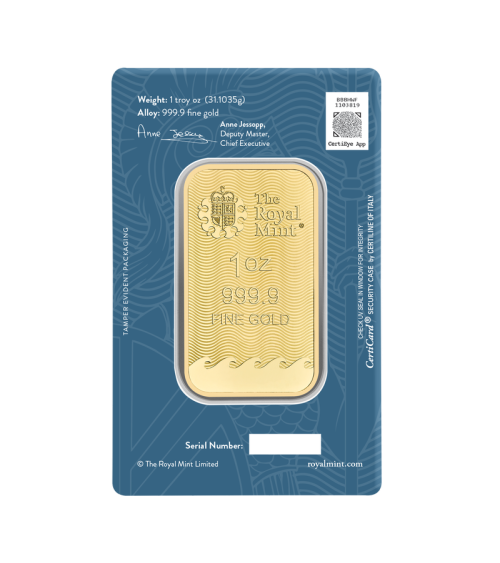 Gold bar Au999.9 The Royal Mint - Britannia 31,1 g