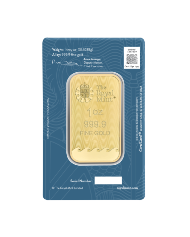 Gold bar Au999.9 The Royal Mint - Britannia 31,1 g