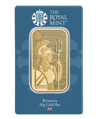 Gold bar Au999.9 The Royal Mint - Britannia 50g