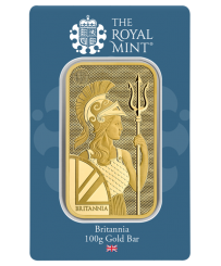 Gold bar Au999.9 The Royal Mint - Britannia 100g