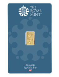 Złota sztabka Au999.9 The Royal Mint - Britannia 1g