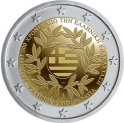 Greece 2 euro 2021 - 200th anniversary of the Greek Revolution - COIN ROLL