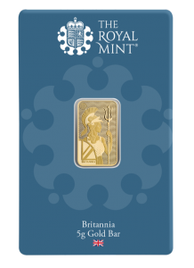 Gold bar Au999.9 The Royal Mint - Britannia 5g