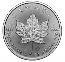 Canada 2025 - Maple Leaf Ag999.9 1oz BU RT