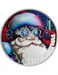 Cameroon 2025 - Cyber Claus Ag999 1/2 oz