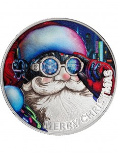 Cameroon 2025 - Cyber Claus Ag999 1/2 oz
