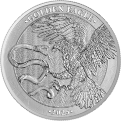 2025 Malta Golden Eagle 5 Euro 1 oz Silver BU