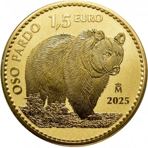 Spain 2025 - The Brown Bear Au999.9 1 oz BU