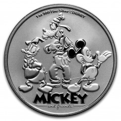 Niue 2025 -Disney-Mickey & Friends Ag999 1 oz
